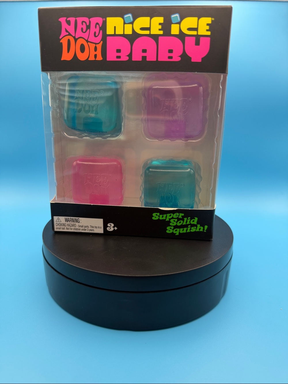 Needoh Nice Ice Baby Pack - Pink & Blue Super Solid Squish